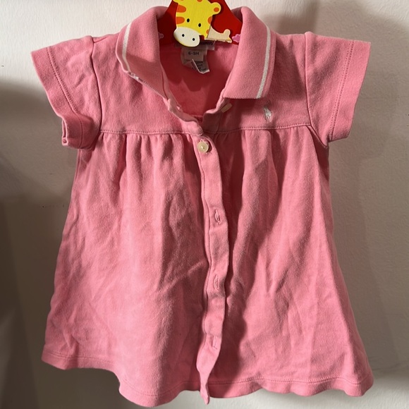 Set of Two Ralph Lauren Baby Girl Pink Dresses, size: 6 months - Picture 6 of 8
